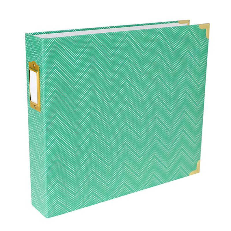 12x12 album Becky Higgins Project Life 12x12 Album Mint Chevron